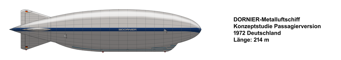 DORNIER passenger airship from 1972