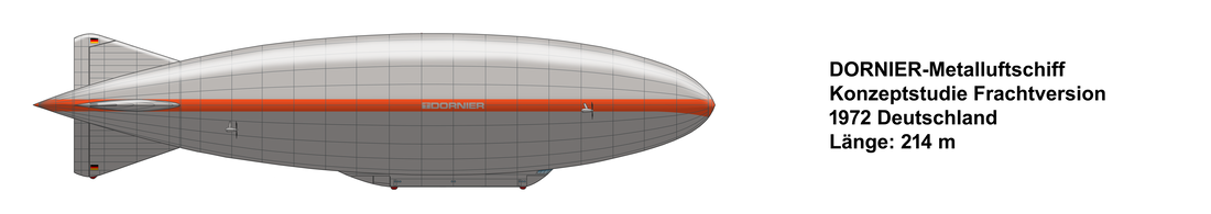 DORNIER cargo airship from 1972