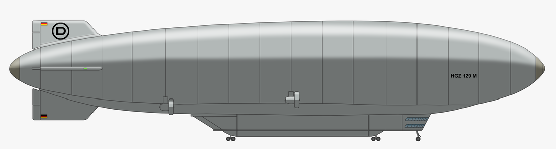 HGZ 129 M als Frachtvariante für sperrige Lasten gelandet.