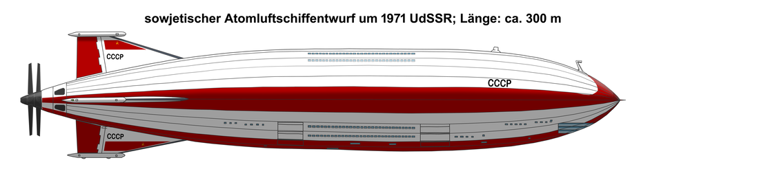 Soviet nucleared powered airship (Project)