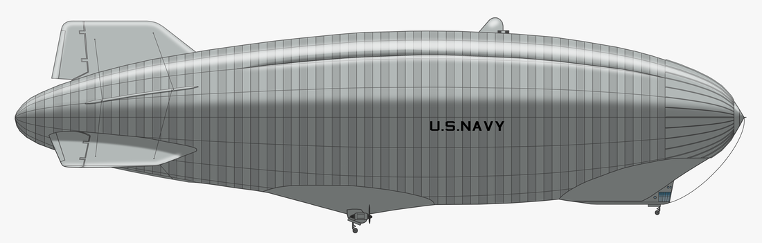 Das projektierte Atomluftschiff von Goodyear aus dem Jahre 1959.