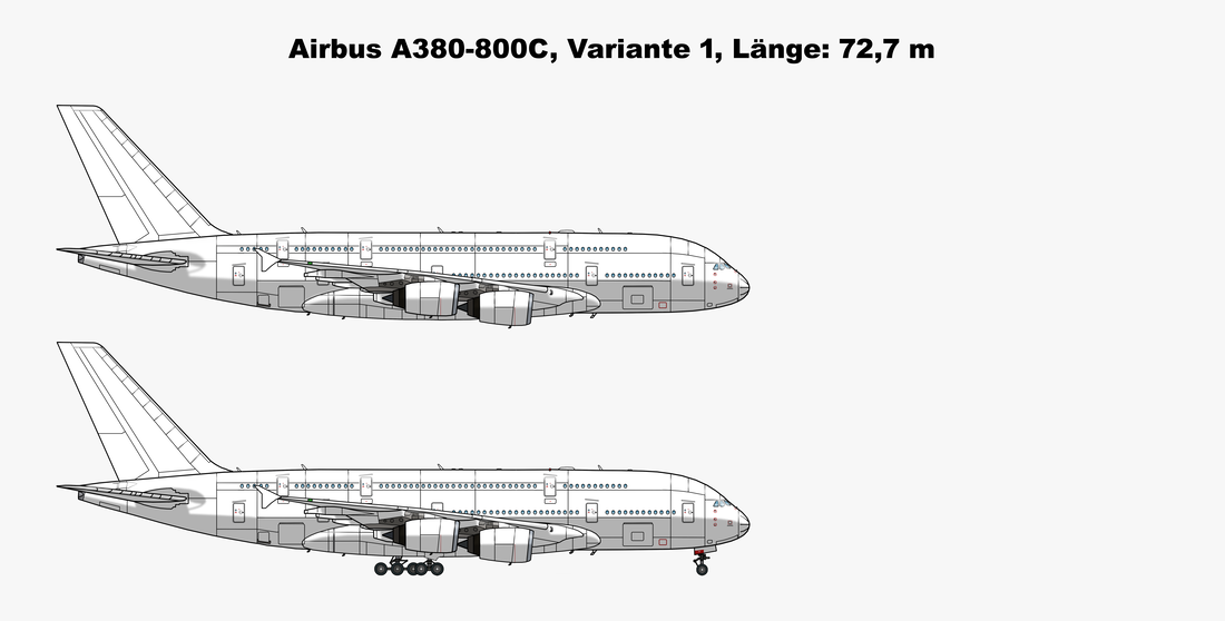 Airbus A380-800C, Variante 1